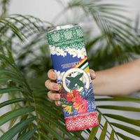 Personalised Torba Joyeux Noel Skinny Tumbler Proud To Be a Ni-Van Sand Drawing Art - Polynesian Pride