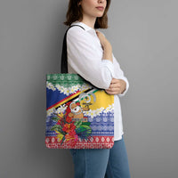 Personalised Torba Joyeux Noel Tote Bag Proud To Be a Ni-Van Sand Drawing Art - Polynesian Pride