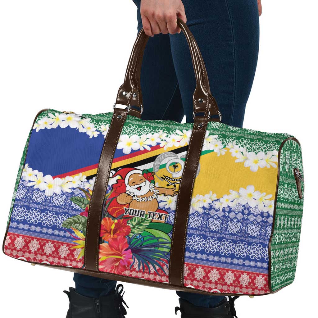 Personalised Torba Joyeux Noel Travel Bag Proud To Be a Ni-Van Sand Drawing Art - Polynesian Pride