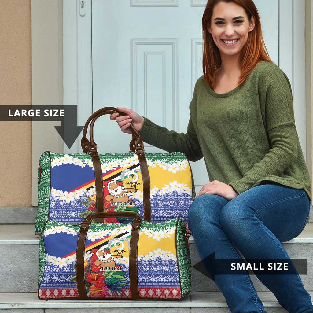 Personalised Torba Joyeux Noel Travel Bag Proud To Be a Ni-Van Sand Drawing Art - Polynesian Pride