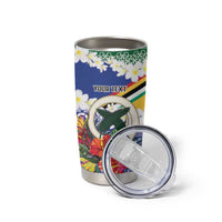 Personalised Torba Joyeux Noel Tumbler Cup Proud To Be a Ni-Van Sand Drawing Art - Polynesian Pride