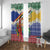 Personalised Torba Joyeux Noel Window Curtain Proud To Be a Ni-Van Sand Drawing Art - Polynesian Pride