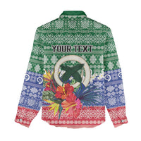 Personalised Torba Joyeux Noel Women Casual Shirt Proud To Be a Ni-Van Sand Drawing Art - Polynesian Pride