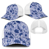 Mokihana Maile Ilima Leis Paniolo Palaka Baseball Net Cap Hawaiian Polu Spirit - Polynesian Pride