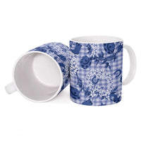 Mokihana Maile Ilima Leis Paniolo Palaka Ceramic Mug Hawaiian Polu Spirit - Polynesian Pride