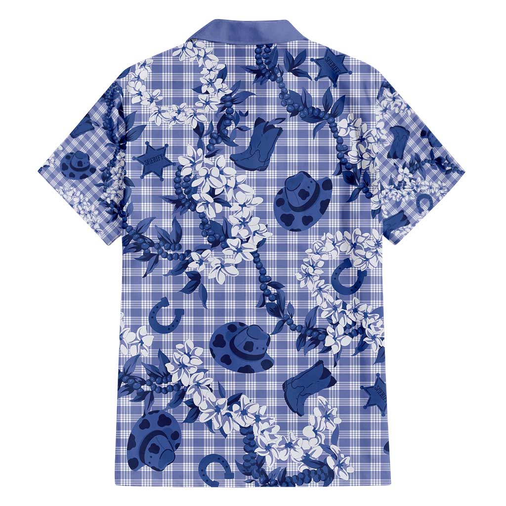 Mokihana Maile Ilima Leis Paniolo Palaka Family Matching Long Sleeve Bodycon Dress and Hawaiian Shirt Hawaiian Polu Spirit - Polynesian Pride