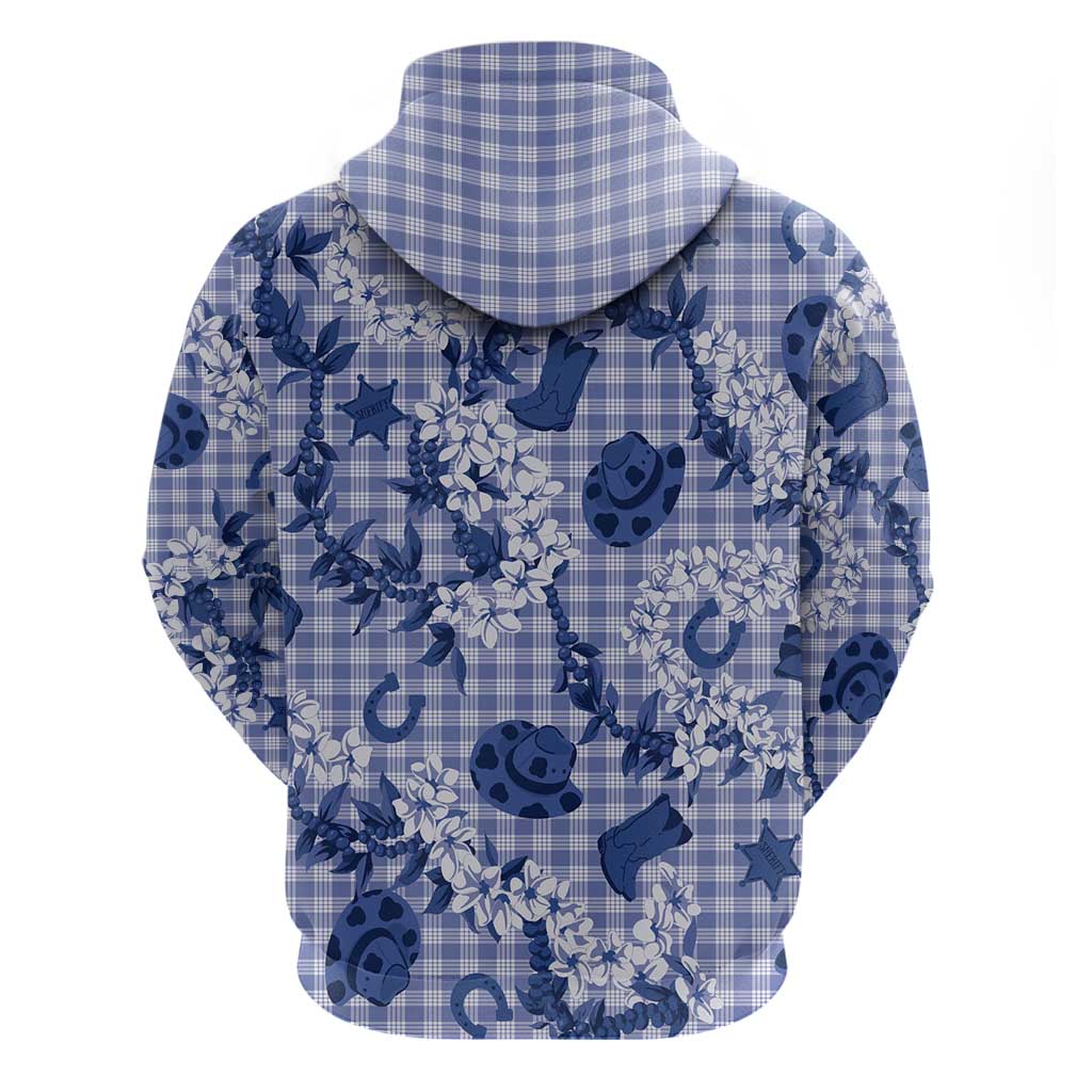 Mokihana Maile Ilima Leis Paniolo Palaka Hoodie Hawaiian Polu Spirit - Polynesian Pride