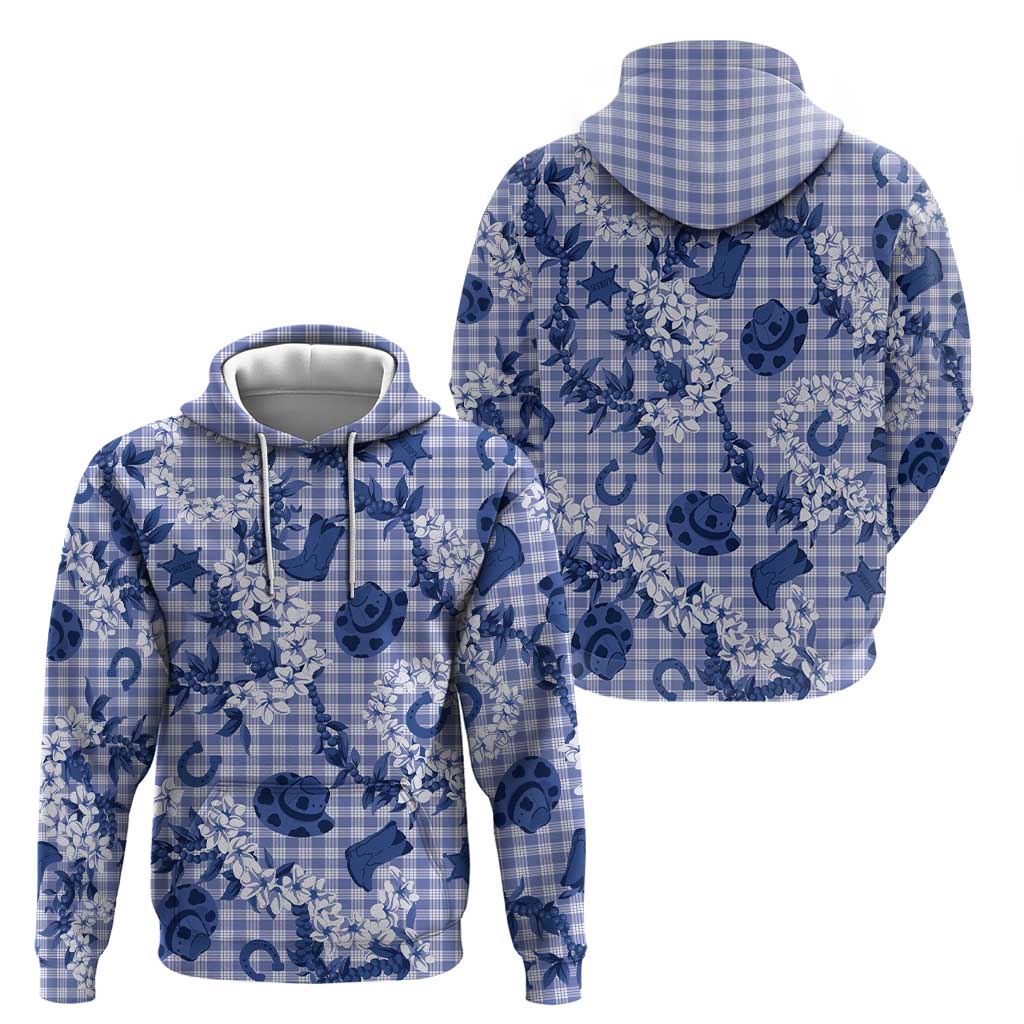 Mokihana Maile Ilima Leis Paniolo Palaka Hoodie Hawaiian Polu Spirit - Polynesian Pride