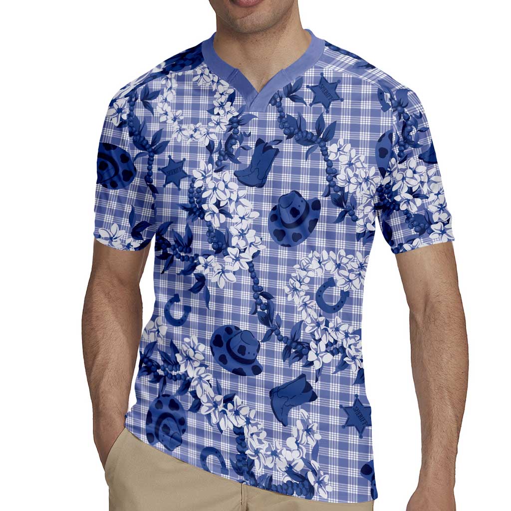 Mokihana Maile Ilima Leis Paniolo Palaka Rugby Jersey Hawaiian Polu Spirit - Polynesian Pride