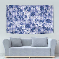 Mokihana Maile Ilima Leis Paniolo Palaka Tapestry Hawaiian Polu Spirit - Polynesian Pride