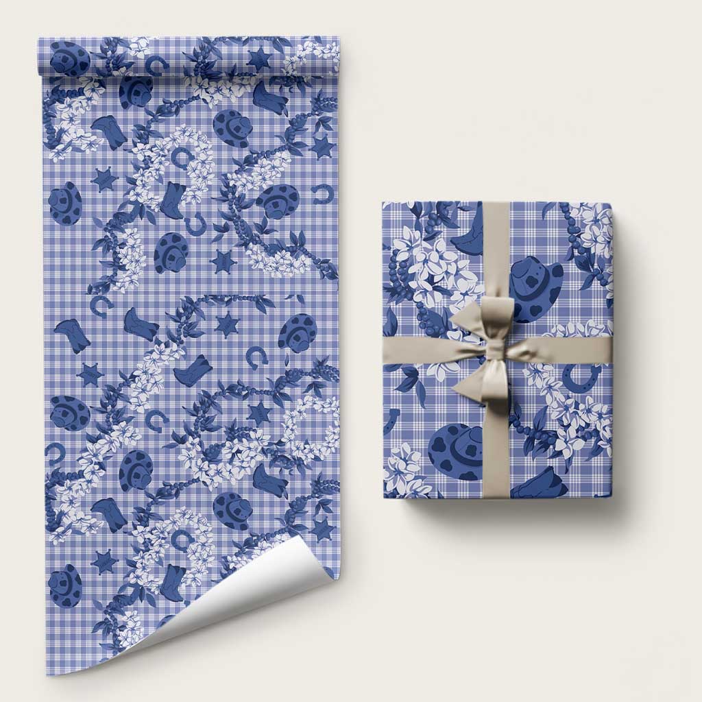 Mokihana Maile Ilima Leis Paniolo Palaka Wrapping Paper Hawaiian Polu Spirit - Polynesian Pride