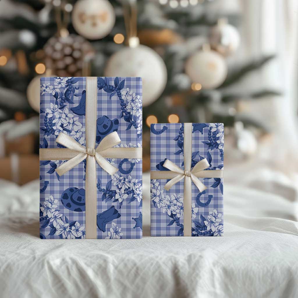 Mokihana Maile Ilima Leis Paniolo Palaka Wrapping Paper Hawaiian Polu Spirit - Polynesian Pride