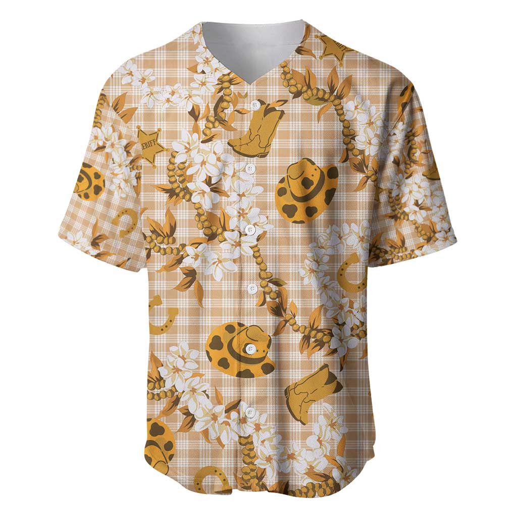 Mokihana Maile Ilima Leis Paniolo Palaka Baseball Jersey Hawaiian Kula Spirit - Polynesian Pride