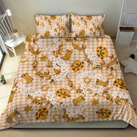 Mokihana Maile Ilima Leis Paniolo Palaka Bedding Set Hawaiian Kula Spirit - Polynesian Pride