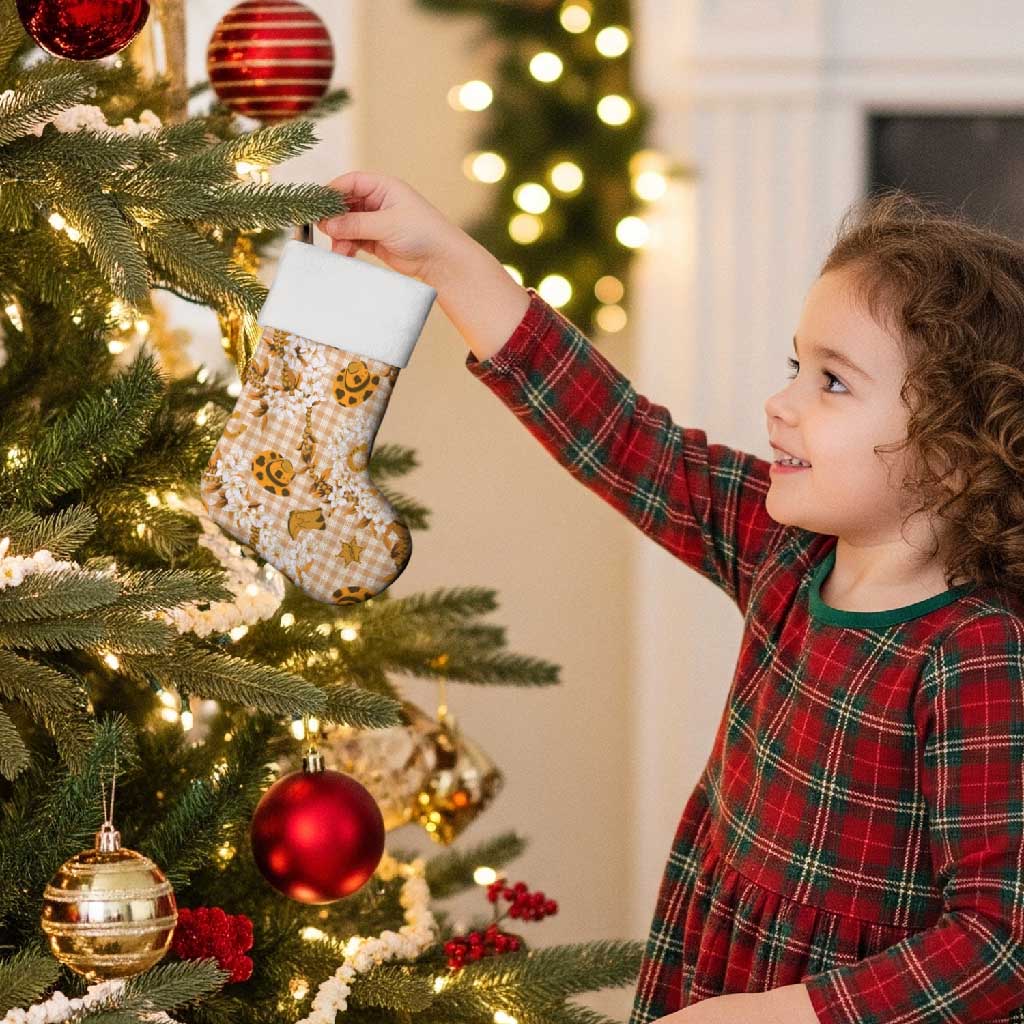 Mokihana Maile Ilima Leis Paniolo Palaka Christmas Stocking Hawaiian Kula Spirit - Polynesian Pride