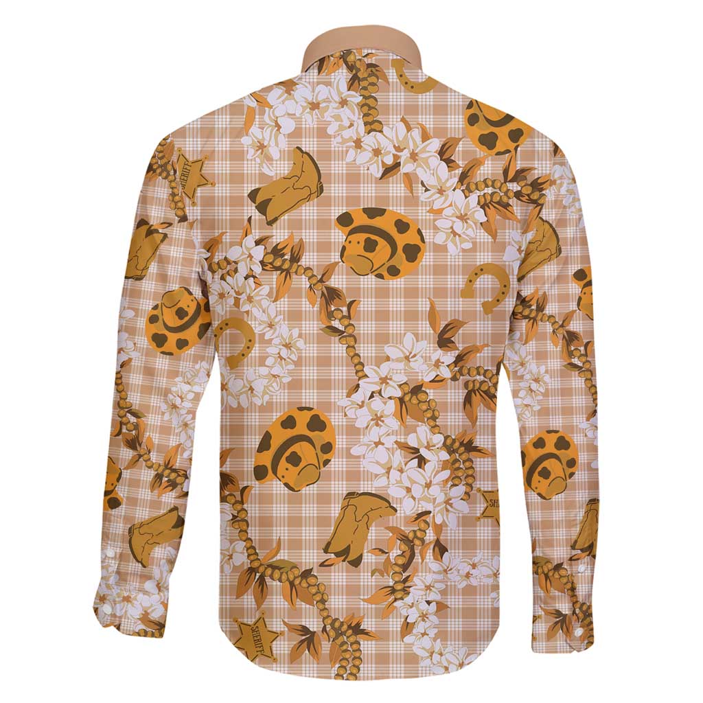 Mokihana Maile Ilima Leis Paniolo Palaka Family Matching Summer Maxi Dress and Hawaiian Shirt Hawaiian Kula Spirit - Polynesian Pride