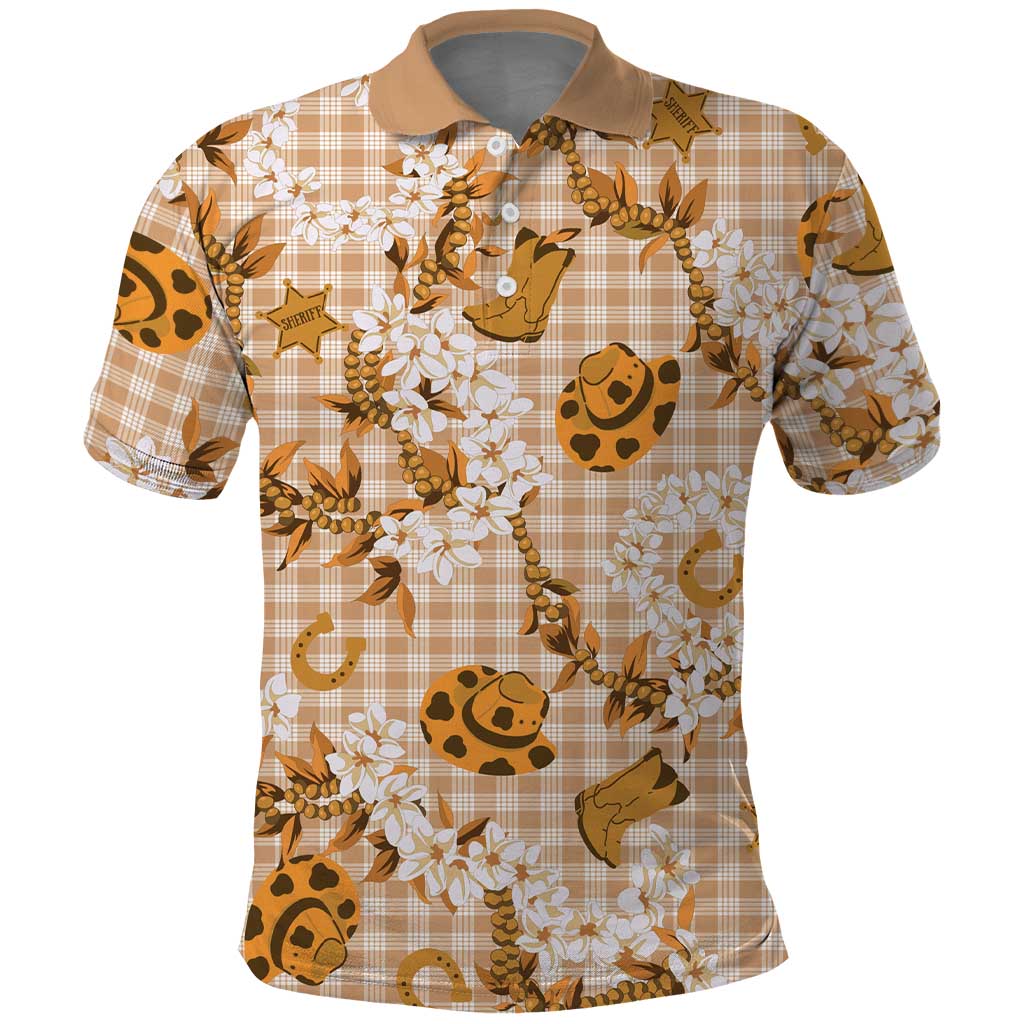 Mokihana Maile Ilima Leis Paniolo Palaka Polo Shirt Hawaiian Kula Spirit - Polynesian Pride