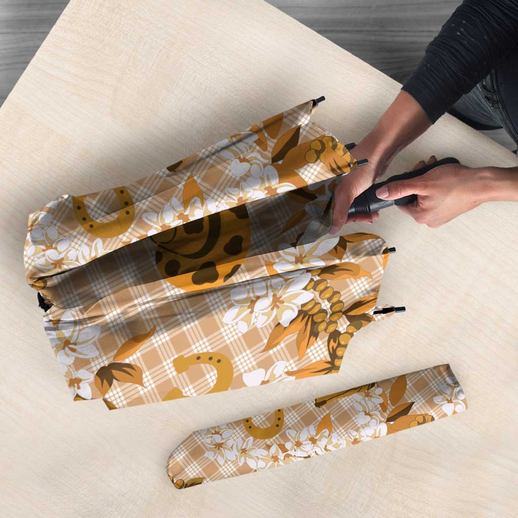 Mokihana Maile Ilima Leis Paniolo Palaka Umbrella Hawaiian Kula Spirit - Polynesian Pride