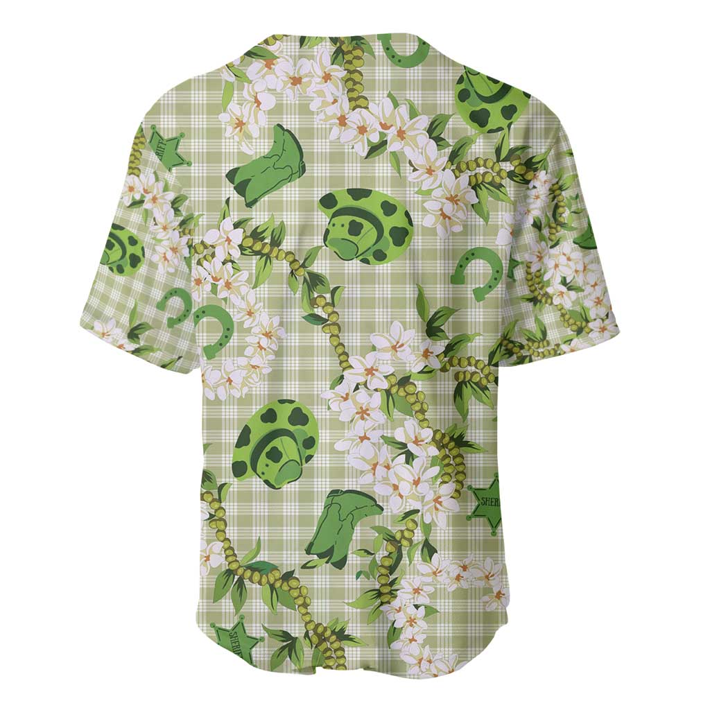 Mokihana Maile Ilima Leis Paniolo Palaka Baseball Jersey Hawaiian Omaomo Ala Spirit - Polynesian Pride