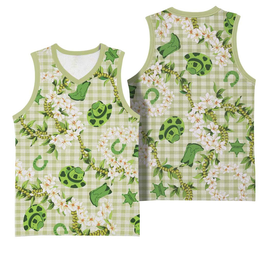 Mokihana Maile Ilima Leis Paniolo Palaka Basketball Jersey Hawaiian Omaomo Ala Spirit - Polynesian Pride