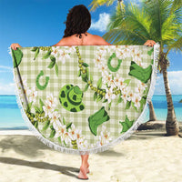 Mokihana Maile Ilima Leis Paniolo Palaka Beach Blanket Hawaiian Omaomo Ala Spirit - Polynesian Pride