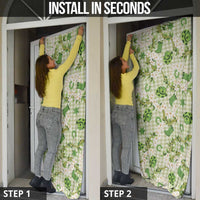 Mokihana Maile Ilima Leis Paniolo Palaka Door Cover Hawaiian Omaomo Ala Spirit - Polynesian Pride