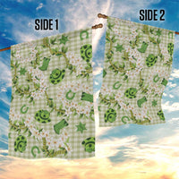 Mokihana Maile Ilima Leis Paniolo Palaka Garden Flag Hawaiian Omaomo Ala Spirit - Polynesian Pride