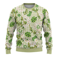 Mokihana Maile Ilima Leis Paniolo Palaka Ugly Christmas Sweater Hawaiian Omaomo Ala Spirit - Polynesian Pride