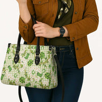 Mokihana Maile Ilima Leis Paniolo Palaka Leather Bag Hawaiian Omaomo Ala Spirit - Polynesian Pride