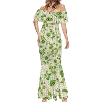 Mokihana Maile Ilima Leis Paniolo Palaka Mermaid Dress Hawaiian Omaomo Ala Spirit - Polynesian Pride