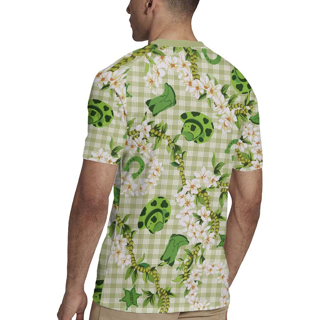 Mokihana Maile Ilima Leis Paniolo Palaka Rugby Jersey Hawaiian Omaomo Ala Spirit - Polynesian Pride