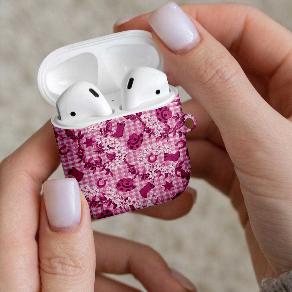 Mokihana Maile Ilima Leis Paniolo Palaka AirPods Case Hawaiian Omaomo Ulaula Spirit - Polynesian Pride