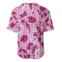 Mokihana Maile Ilima Leis Paniolo Palaka Baseball Jersey Hawaiian Omaomo Ulaula Spirit - Polynesian Pride