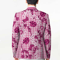 Mokihana Maile Ilima Leis Paniolo Palaka Blazer Hawaiian Omaomo Ulaula Spirit - Polynesian Pride