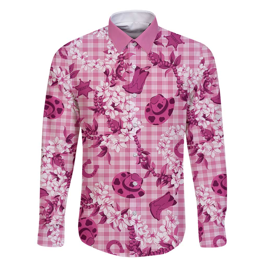 Mokihana Maile Ilima Leis Paniolo Palaka Family Matching Tank Maxi Dress and Hawaiian Shirt Hawaiian Omaomo Ulaula Spirit - Polynesian Pride