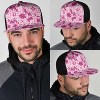 Mokihana Maile Ilima Leis Paniolo Palaka Mesh Trucker Cap Hawaiian Omaomo Ulaula Spirit - Polynesian Pride