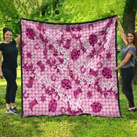 Mokihana Maile Ilima Leis Paniolo Palaka Quilt Hawaiian Omaomo Ulaula Spirit - Polynesian Pride