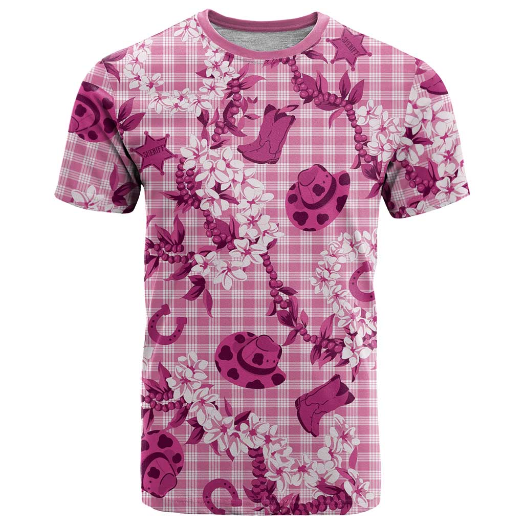 Mokihana Maile Ilima Leis Paniolo Palaka T Shirt Hawaiian Omaomo Ulaula Spirit - Polynesian Pride