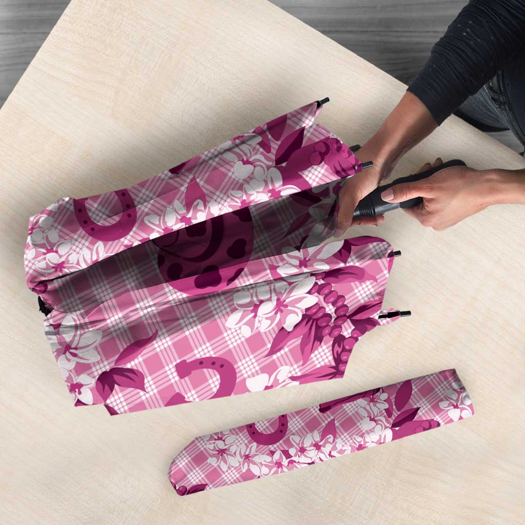 Mokihana Maile Ilima Leis Paniolo Palaka Umbrella Hawaiian Omaomo Ulaula Spirit - Polynesian Pride