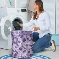 Mokihana Maile Ilima Leis Paniolo Palaka Laundry Basket Hawaiian Poni Spirit LT9 - Polynesian Pride