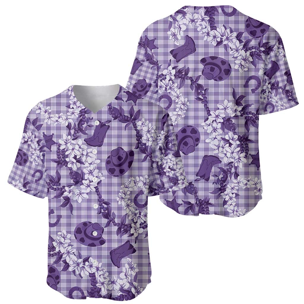 Mokihana Maile Ilima Leis Paniolo Palaka Baseball Jersey Hawaiian Poni Spirit - Polynesian Pride