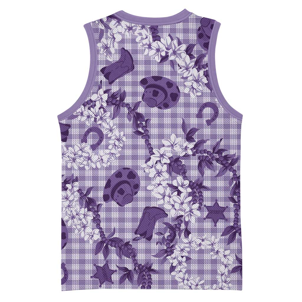 Mokihana Maile Ilima Leis Paniolo Palaka Basketball Jersey Hawaiian Poni Spirit - Polynesian Pride