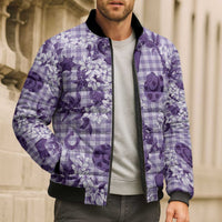 Mokihana Maile Ilima Leis Paniolo Palaka Bomber Puffer Jacket Hawaiian Poni Spirit - Polynesian Pride