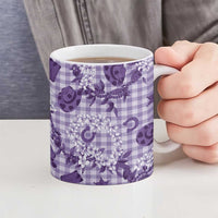 Mokihana Maile Ilima Leis Paniolo Palaka Ceramic Mug Hawaiian Poni Spirit - Polynesian Pride