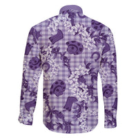 Mokihana Maile Ilima Leis Paniolo Palaka Family Matching Short Sleeve Bodycon Dress and Hawaiian Shirt Hawaiian Poni Spirit - Polynesian Pride