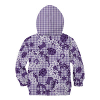 Mokihana Maile Ilima Leis Paniolo Palaka Kid Hoodie Hawaiian Poni Spirit - Polynesian Pride