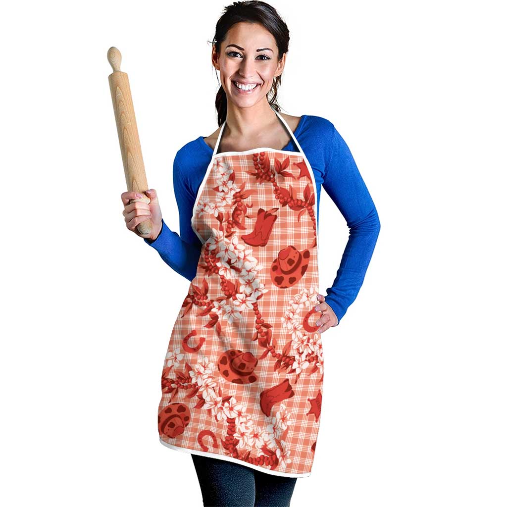 Mokihana Maile Ilima Leis Paniolo Palaka Apron Hawaiian Ulaula Spirit - Polynesian Pride