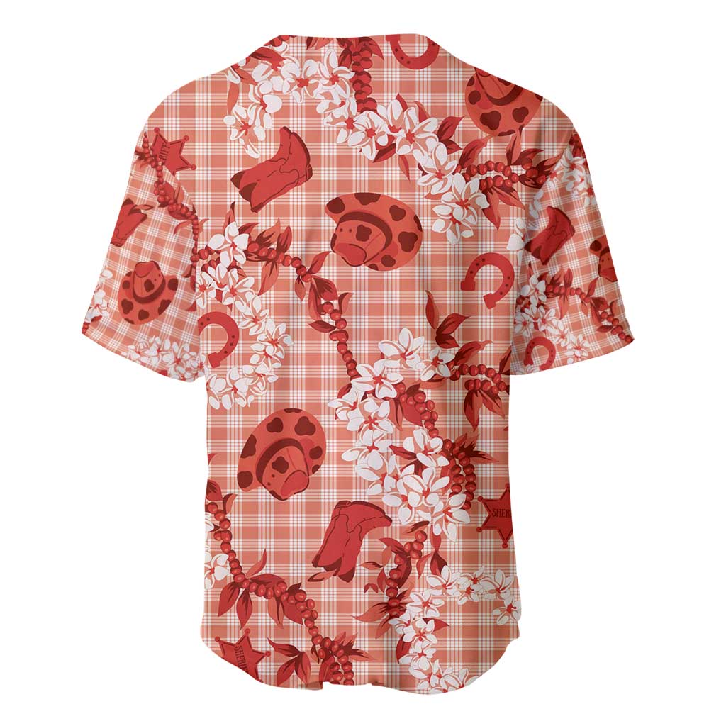 Mokihana Maile Ilima Leis Paniolo Palaka Baseball Jersey Hawaiian Ulaula Spirit - Polynesian Pride