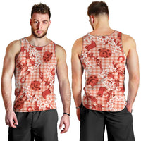 Mokihana Maile Ilima Leis Paniolo Palaka Men Tank Top Hawaiian Ulaula Spirit - Polynesian Pride