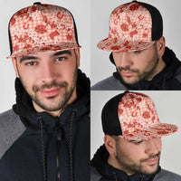 Mokihana Maile Ilima Leis Paniolo Palaka Mesh Trucker Cap Hawaiian Ulaula Spirit - Polynesian Pride